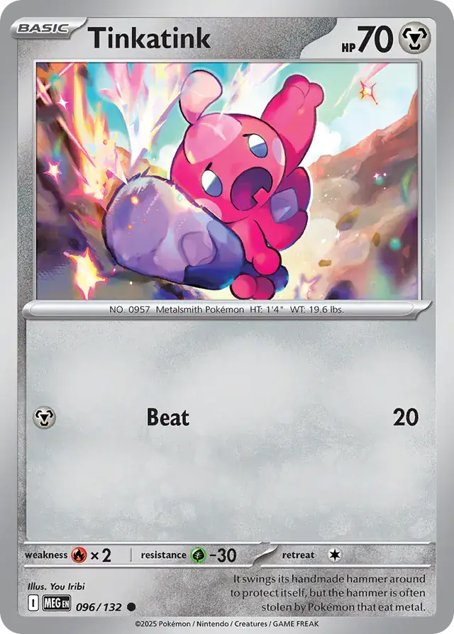 Tinkatink #096 Mega Evolution Pokémon TCG Card – Base
