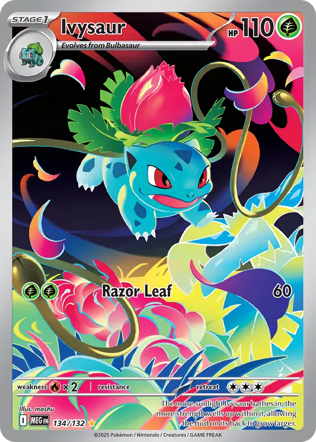 Ivysaur #134 Mega Evolution Pokémon TCG Card – Base
