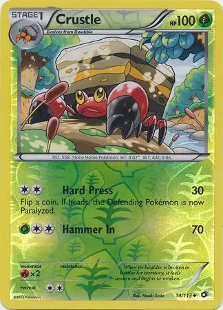 Crustle 14/113 Reverse Uncommon - MissingNo.