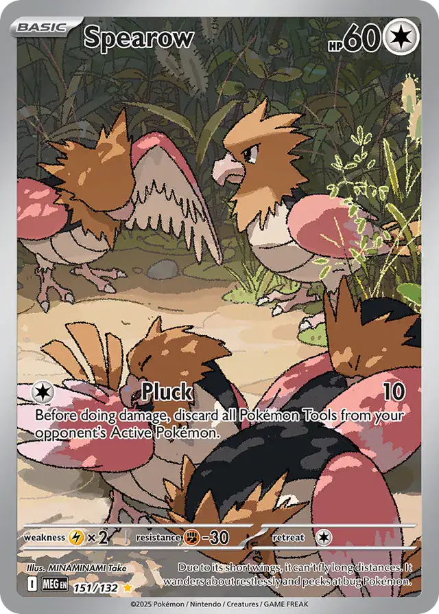 Spearow #151 Mega Evolution Pokémon TCG Card – Base