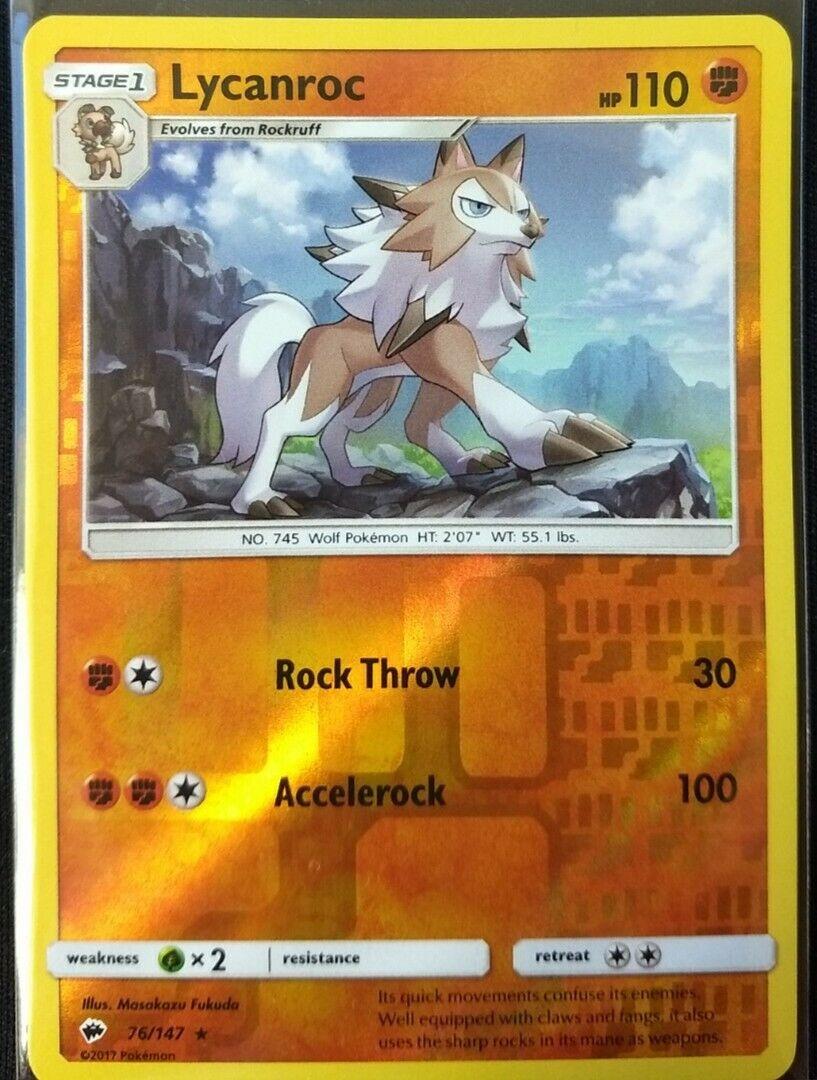 Lycanroc 76/147 Reverse Rare (LP)