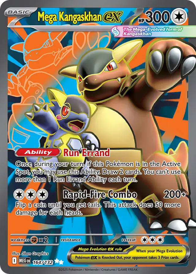 Mega Kangaskhan #164 Mega Evolution Pokémon TCG Card – Mega Evolution
