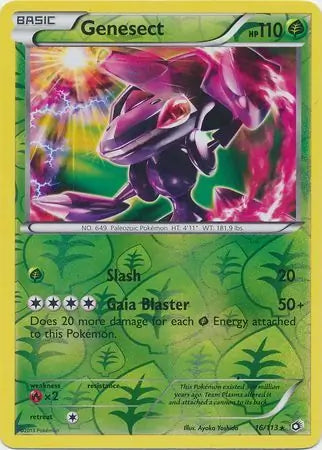 Genesect 16/113 Holo Rare - MissingNo.