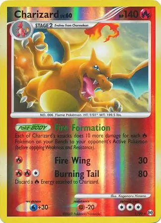 Charizard 1/99 Reverse Rare (LP) - MissingNo.