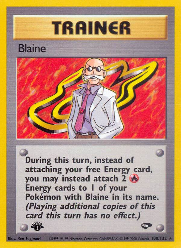 Blaine 100/132 Non-Holo Rare - MissingNo.