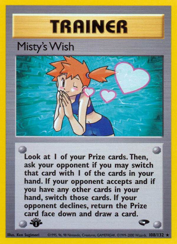 Misty's Wish 108/132 Non-Holo Rare - MissingNo.