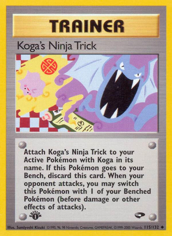Koga's Ninja Trick 115/132 Uncommon - MissingNo.