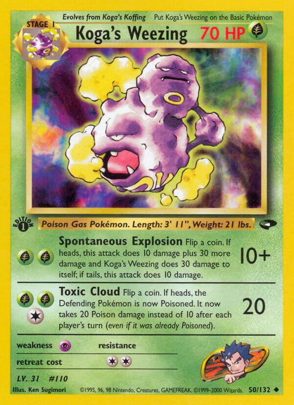 Koga's Weezing 50/132 Uncommon - MissingNo.