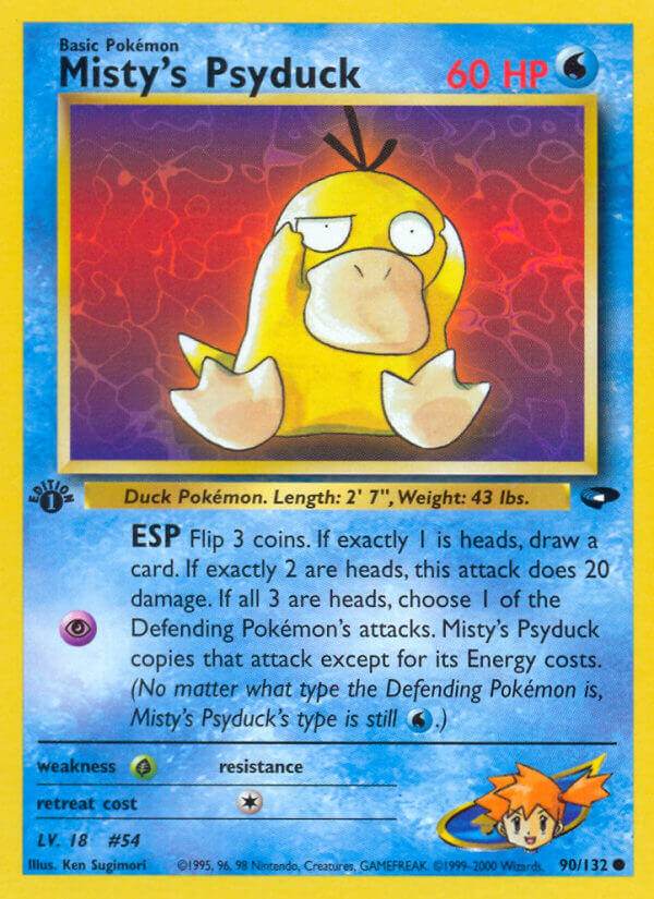 Misty's Psyduck 90/132 Common - MissingNo.