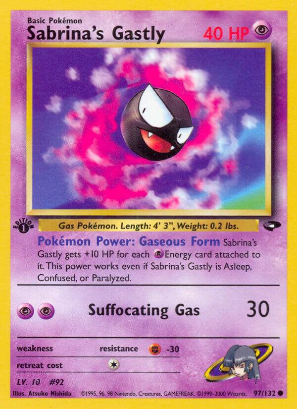 Sabrina's Gastly 97/132 Common - MissingNo.