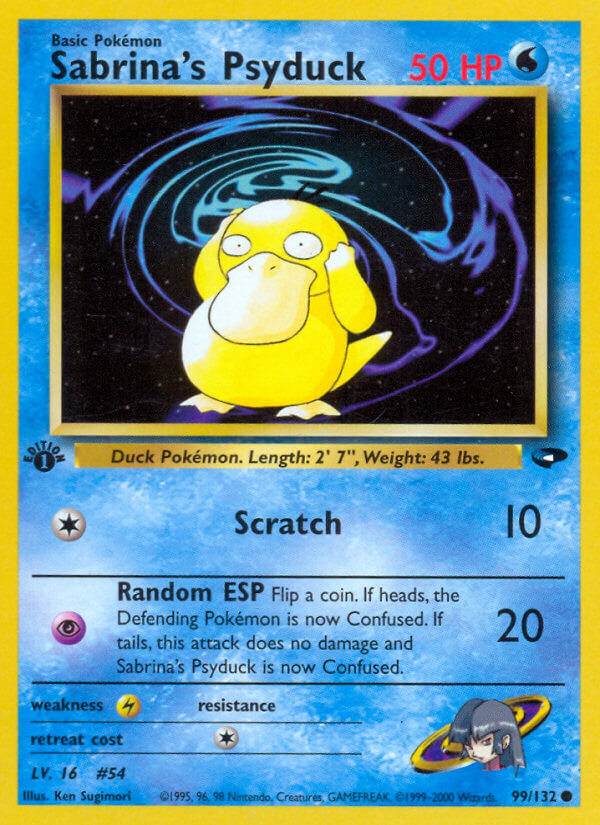 Sabrina's Psyduck 99/132 Common - MissingNo.
