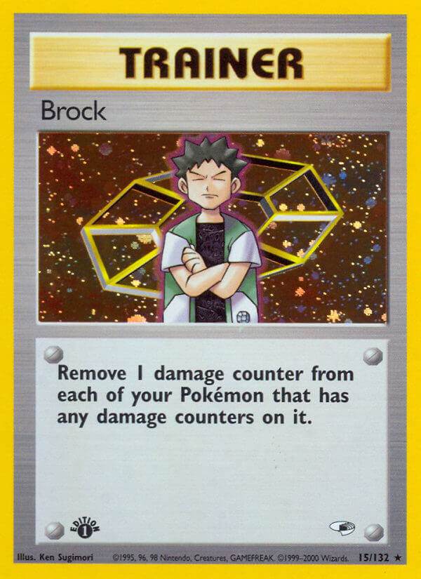 Brock 15/132 Holo Rare - MissingNo.