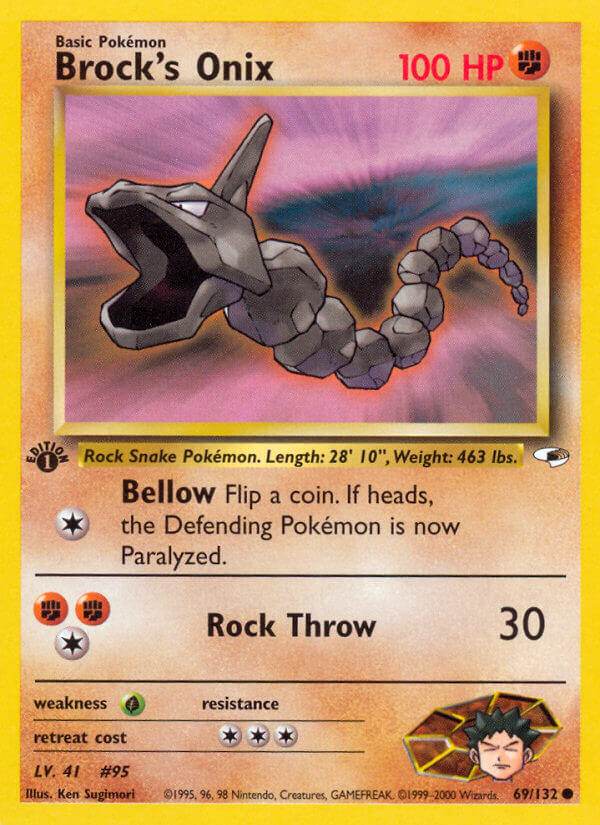 Brock's Onix 69/132 Common - MissingNo.