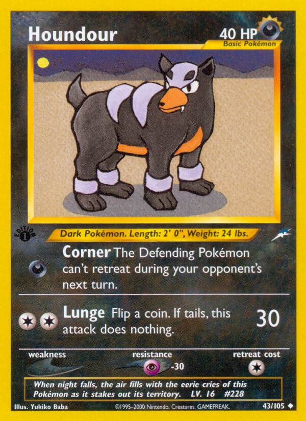 Houndour 43/105 Uncommon - MissingNo.
