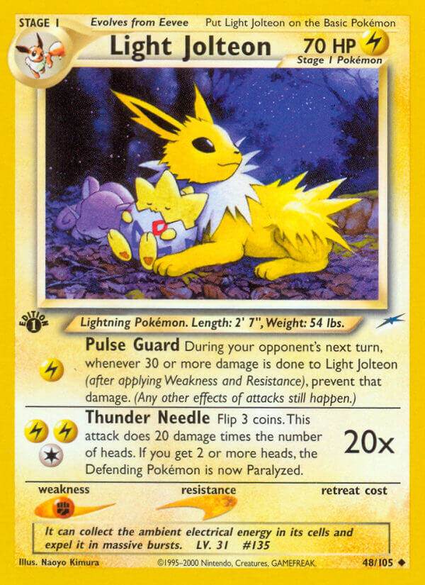 Light Jolteon 48/105 Uncommon - MissingNo.