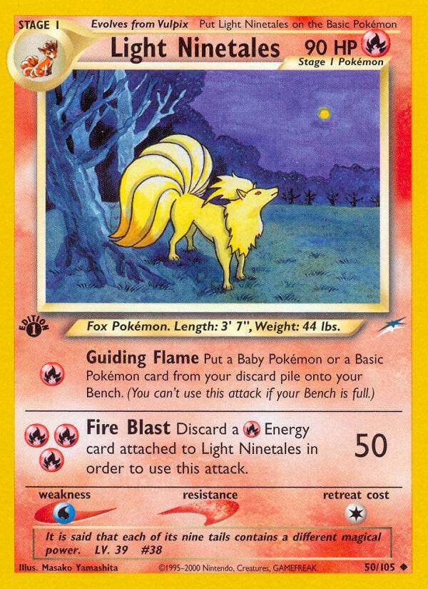 Light Ninetales 50/105 Uncommon - MissingNo.