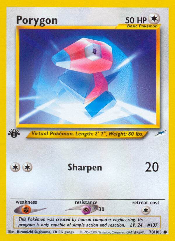 Porygon 78/105 Common - MissingNo.