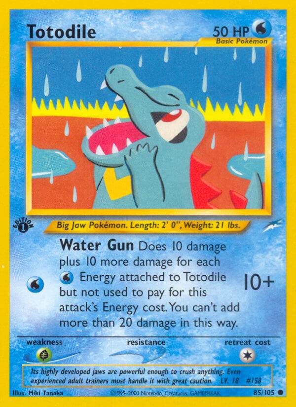 Totodile 85/105 Common - MissingNo.