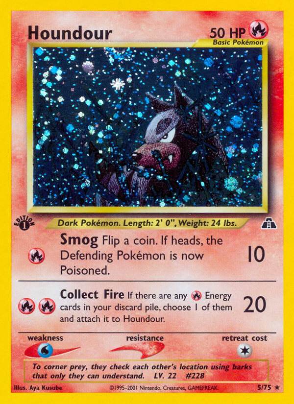 Houndour 5/75 Holo Rare - MissingNo.