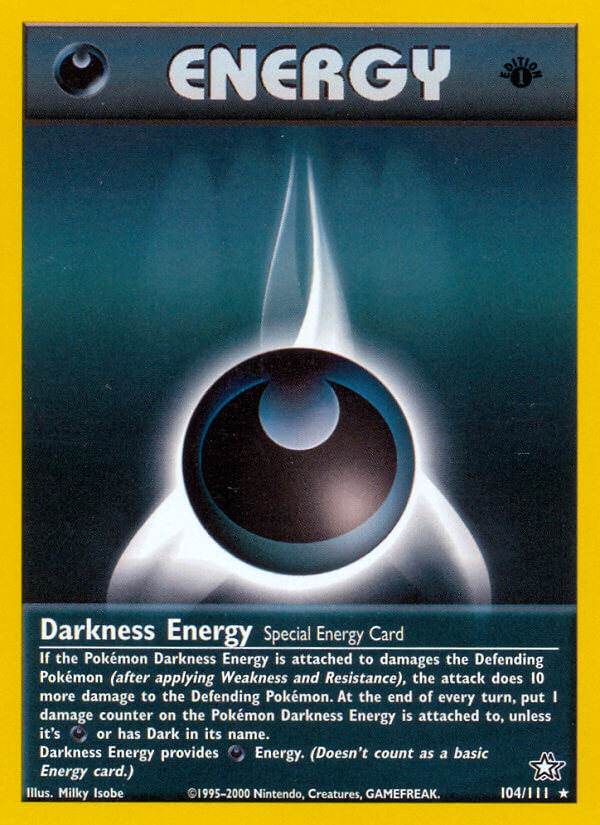 Darkness Energy 104/111 Non-Holo Rare - MissingNo.