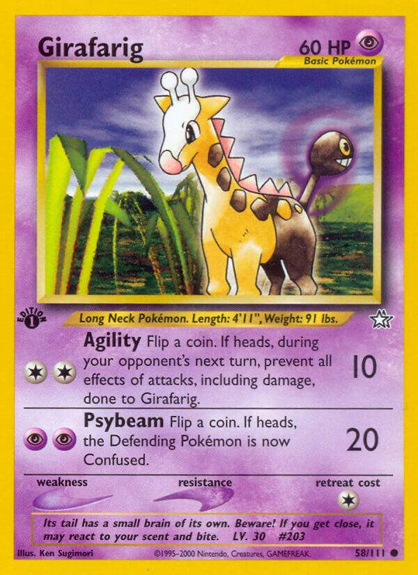 Girafarig 58/111 Common - MissingNo.