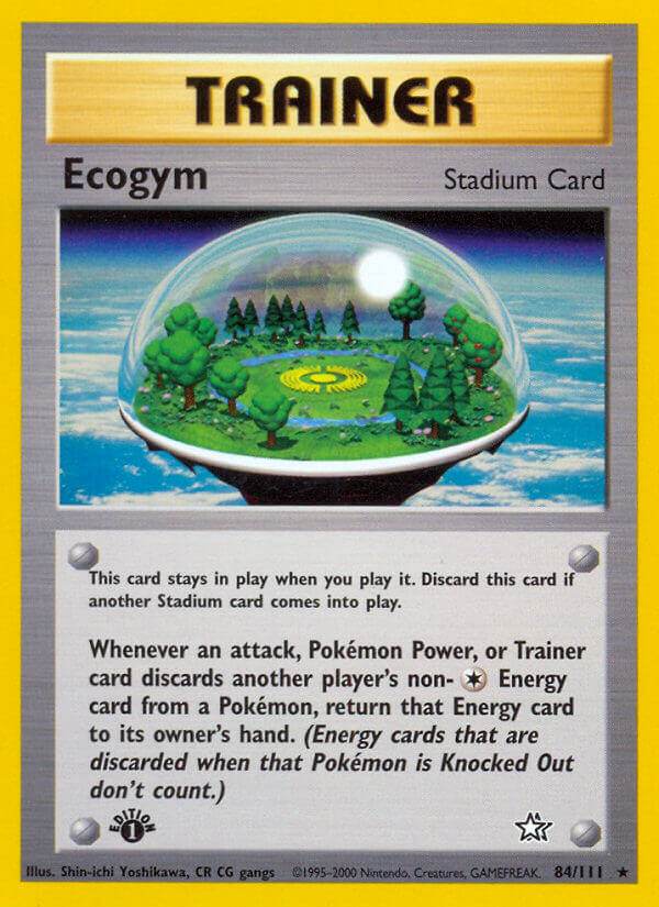 Ecogym 84/111 Non-Holo Rare - MissingNo.