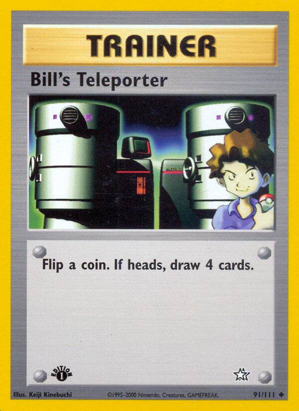 Bill's Teleporter 91/111 Uncommon - MissingNo.