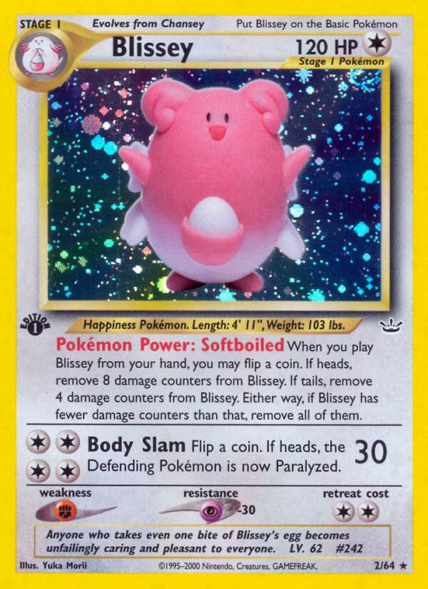 Blissey 2/64 Holo Rare - MissingNo.
