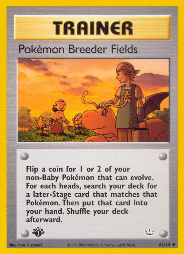 Pokémon Breeder Fields 62/64 Uncommon - MissingNo.