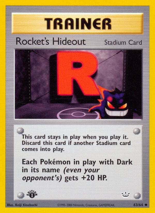 Rocket's Hideout 63/64 Uncommon - MissingNo.