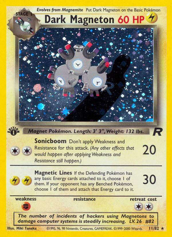 Dark Magneton 11/82 Holo Rare - MissingNo.