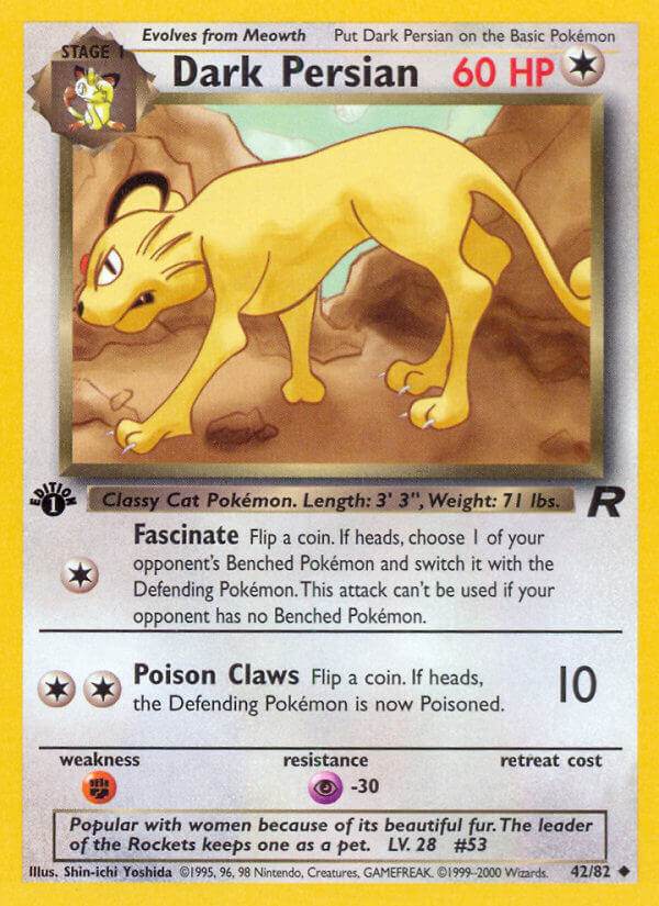 Dark Persian 42/82 Uncommon - MissingNo.