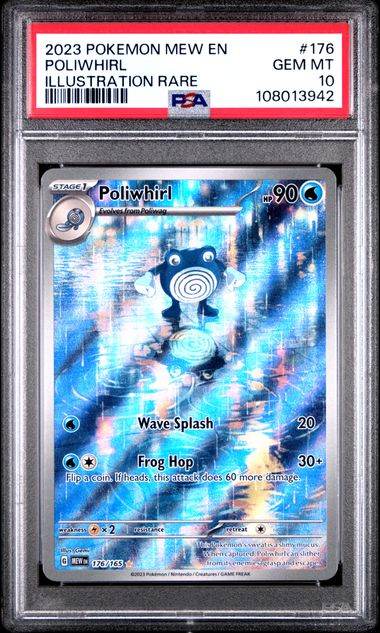 Poliwhirl 176 PSA 10 - MissingNo.