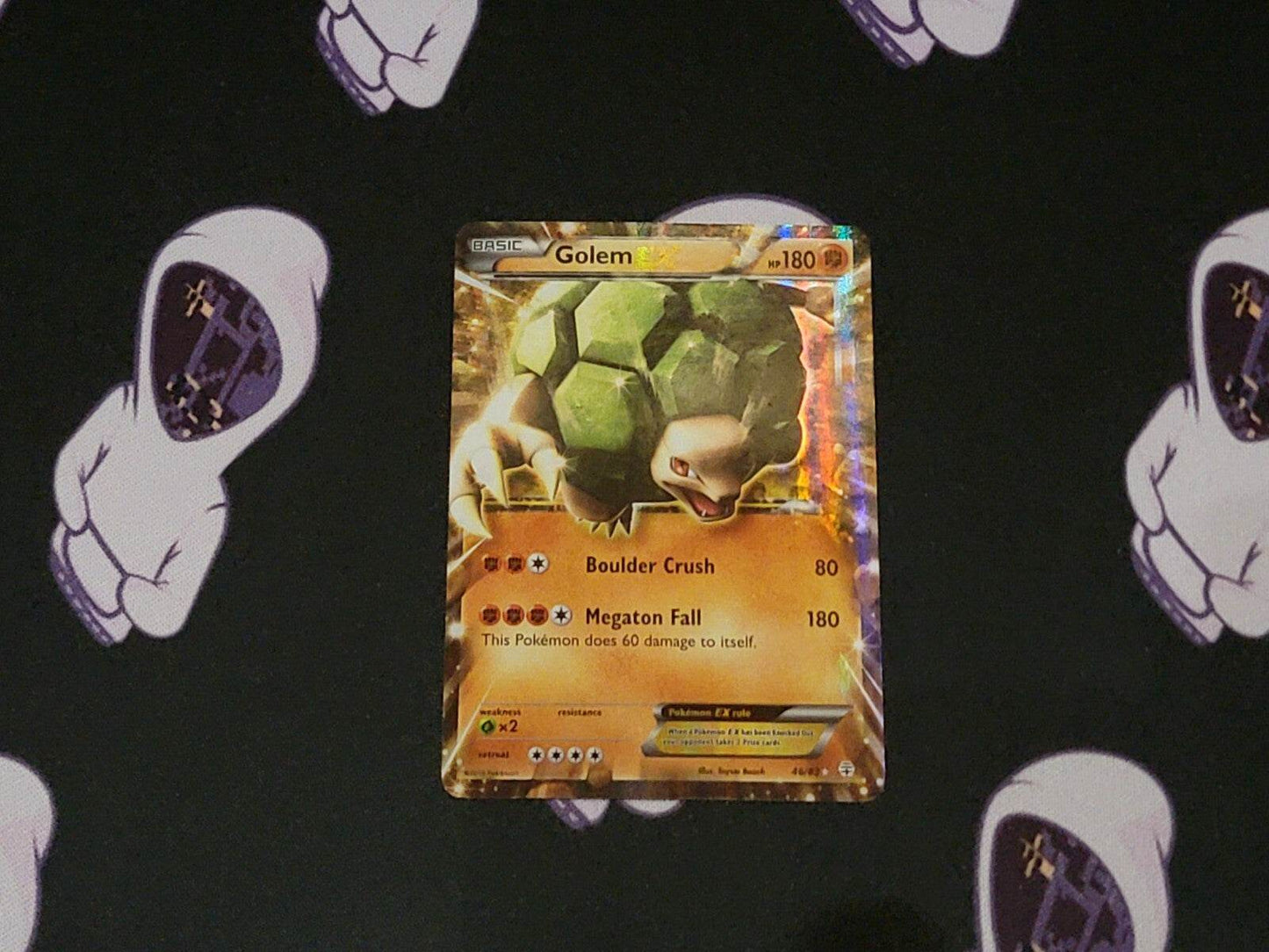 Golem EX - 46/83 - Pokemon Generations XY Ultra Rare Card LP - MissingNo.