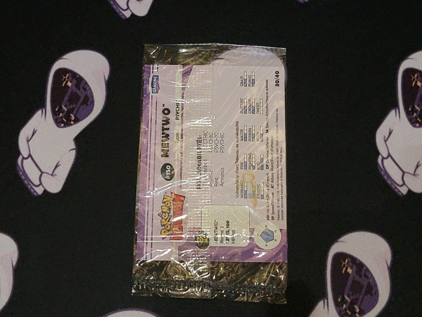 Mewtwo 2000 Danone Pokemon Stadium Series #30 NM Original Seal - MissingNo.