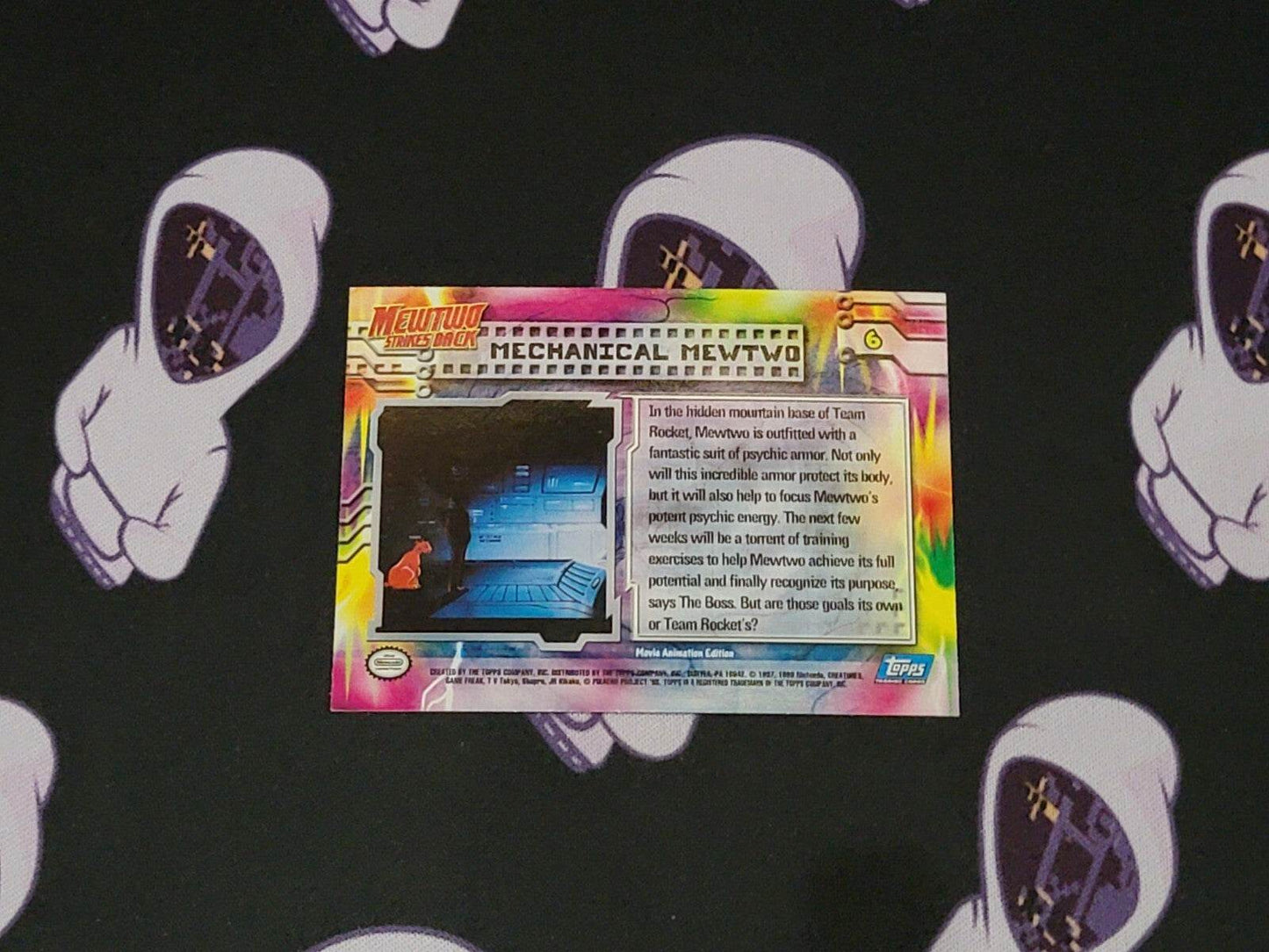 Mechanical Mewtwo Topps 2000 The First Movie (Mewtwo Strikes Back) Holo NM - MissingNo.