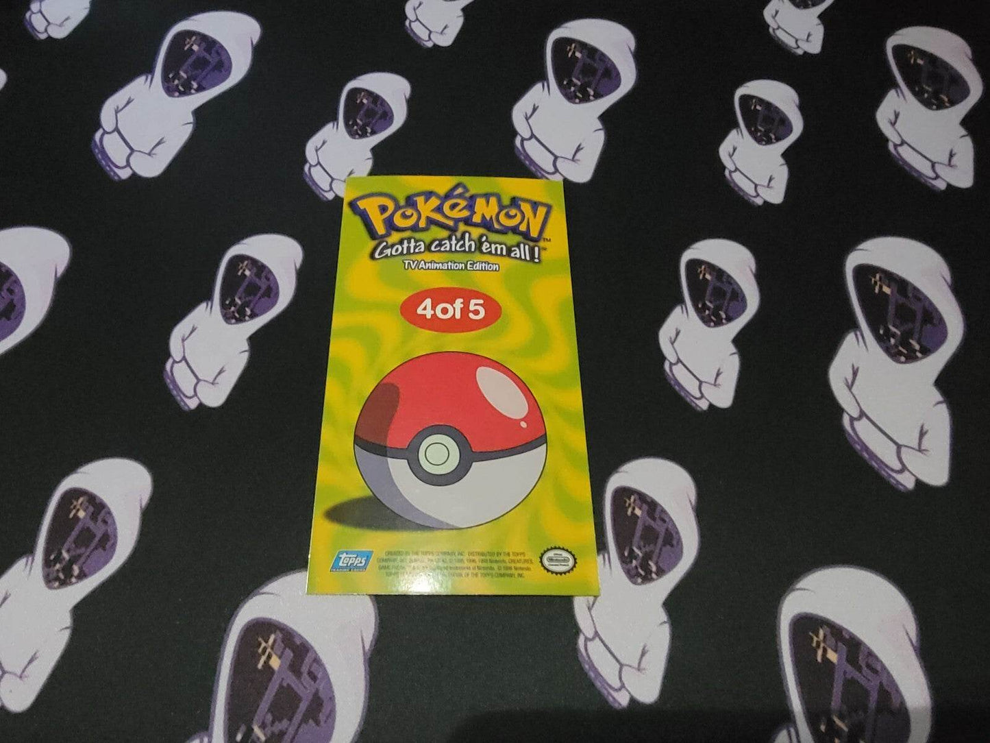 Charmander Pokemon Topps #4 Of 5 Jumbo Foil Card 1999 NM - MissingNo.