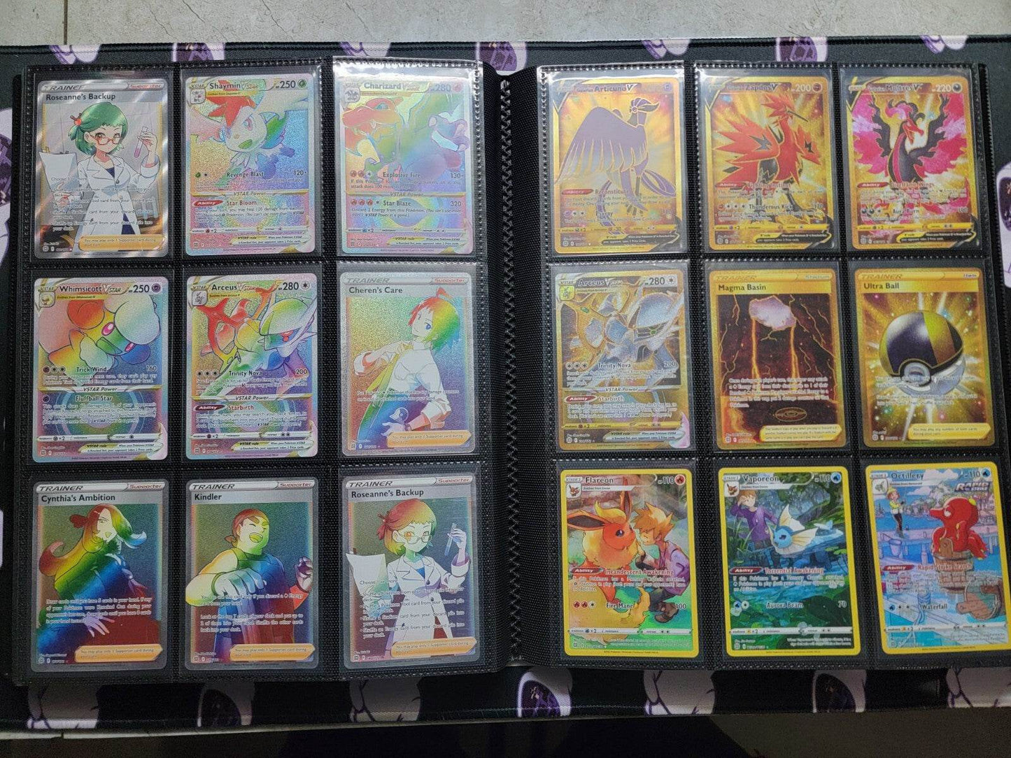 Pokemon Brilliant Stars Master Set 100 % Binder Included * Read Description - MissingNo.