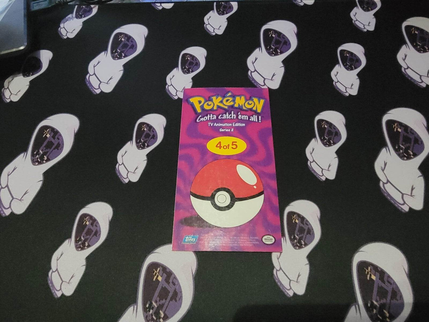 Flying Pikachu Jumbo Card Topps 4 of 5 Pokémon TV Animation Edition Series 2 NM - MissingNo.