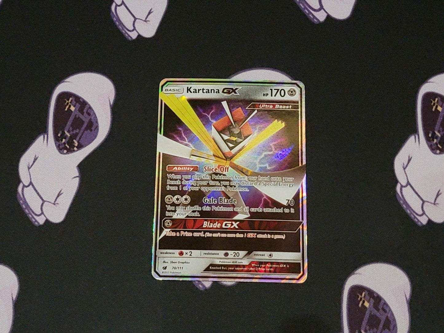Kartana GX - 70/111 - Pokemon Crimson Invasion Sun & Moon Ultra Rare Card NM - MissingNo.