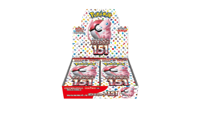 151 Booster Box no Shrink Pokemon Sealed