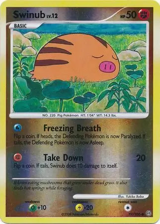 Swinub 77/100 Reverse Common - MissingNo.