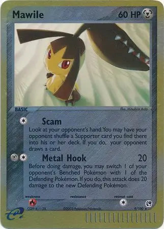 Mawile 9/100 Reverse Rare - MissingNo.