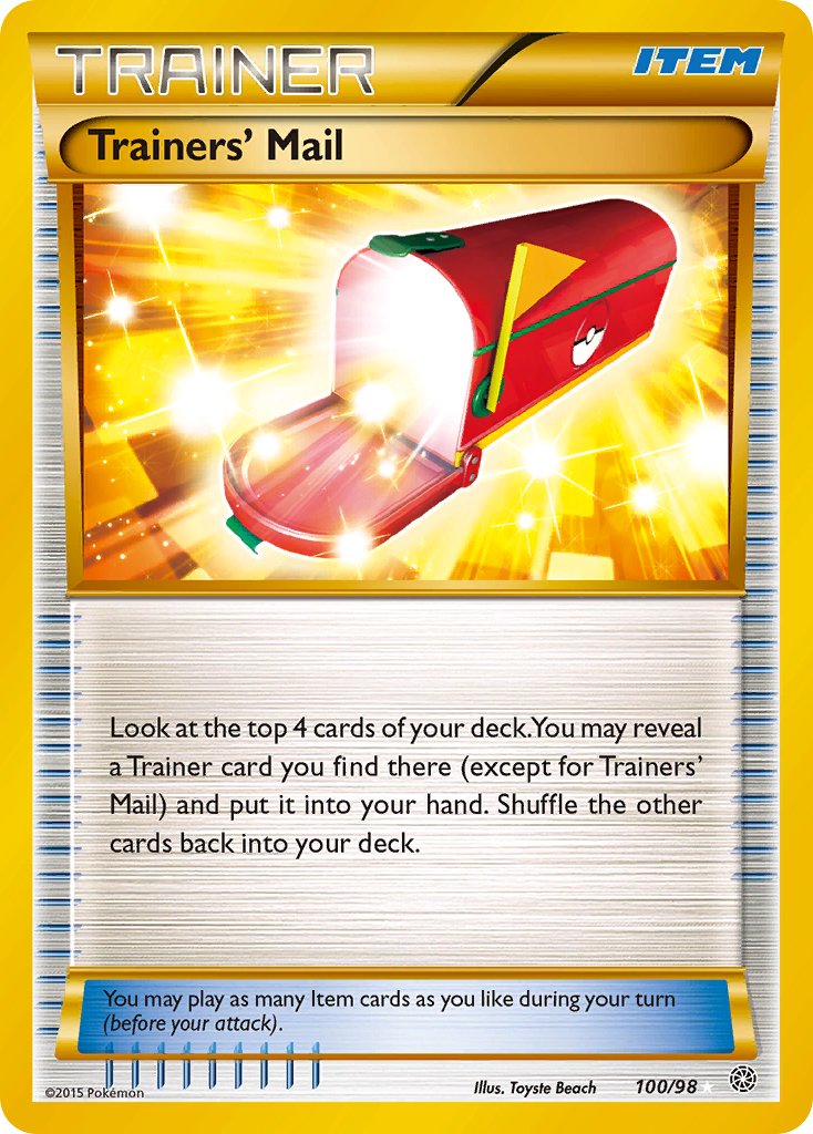Trainers' Mail 100/98 Holo Secret Rare - MissingNo.