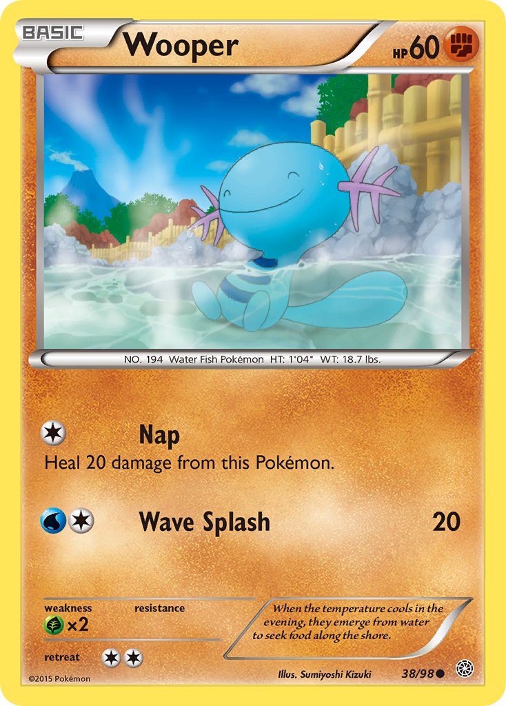 Wooper 38/98 Common - MissingNo.