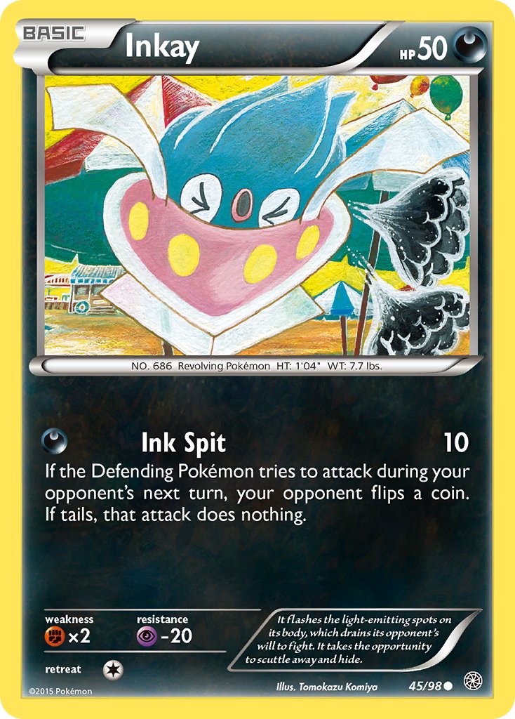 Inkay 45/98 Reverse Common - MissingNo.