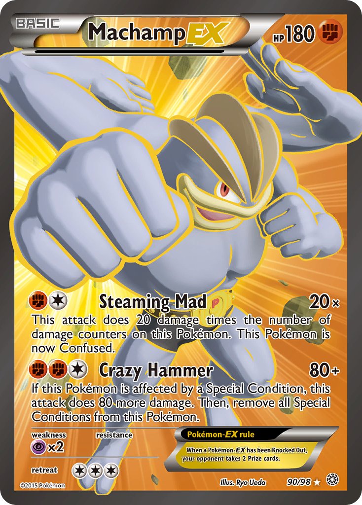 Machamp EX 90/98 Holo Ultra Rare EX - MissingNo.