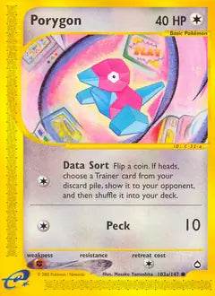 Porygon 103a/147 Reverse Common - MissingNo.