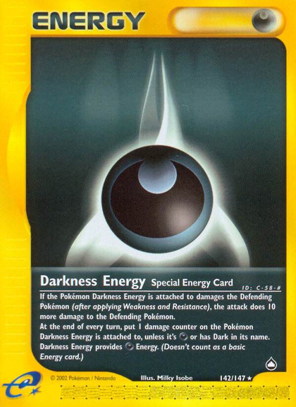 Darkness Energy 142/147 Non-Holo Rare - MissingNo.