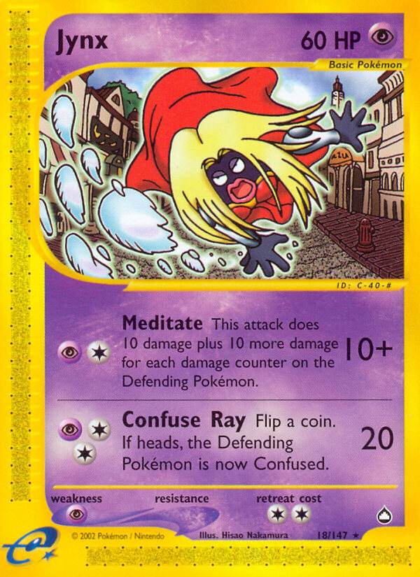 Jynx 18/147 Non-Holo Rare - MissingNo.
